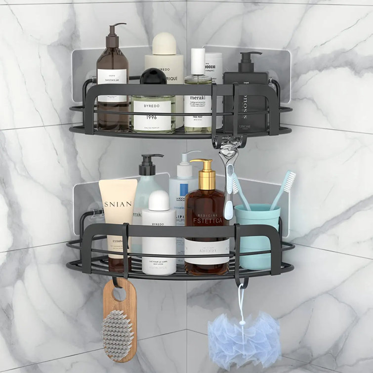 Rebrilliant Hiplita Suction Stainless Steel Shower Caddy Wayfair